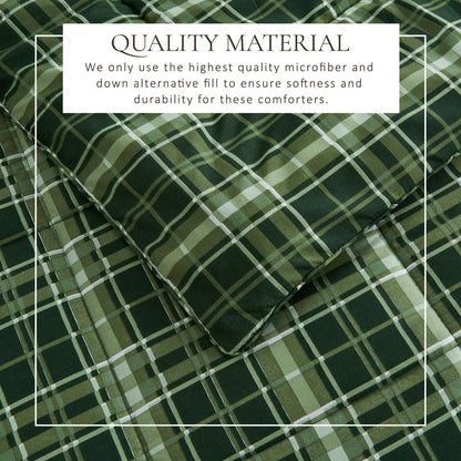 Reversible Holiday and Lodge Comforter and Sham Set – Odette Collection – view 23