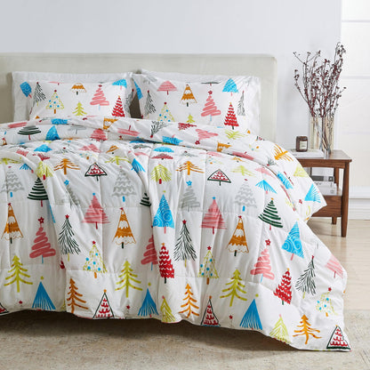 Reversible Holiday and Lodge Comforter and Sham Set – Odette Collection – view 25