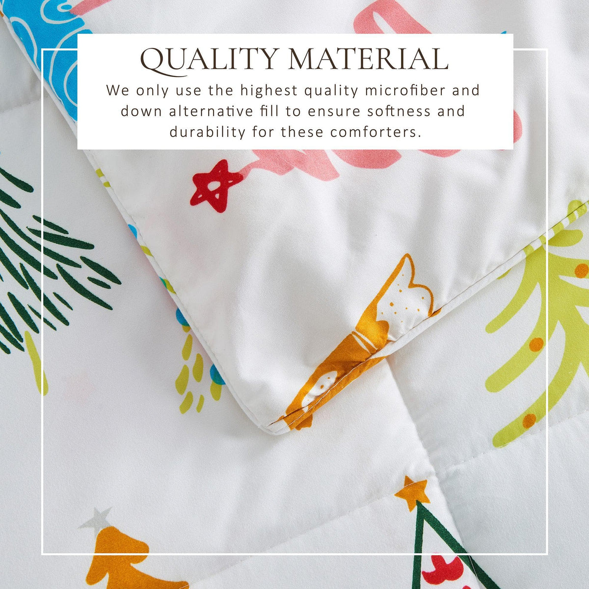 Reversible Holiday and Lodge Comforter and Sham Set – Odette Collection – view 26
