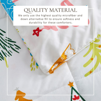 Reversible Holiday and Lodge Comforter and Sham Set – Odette Collection – view 26