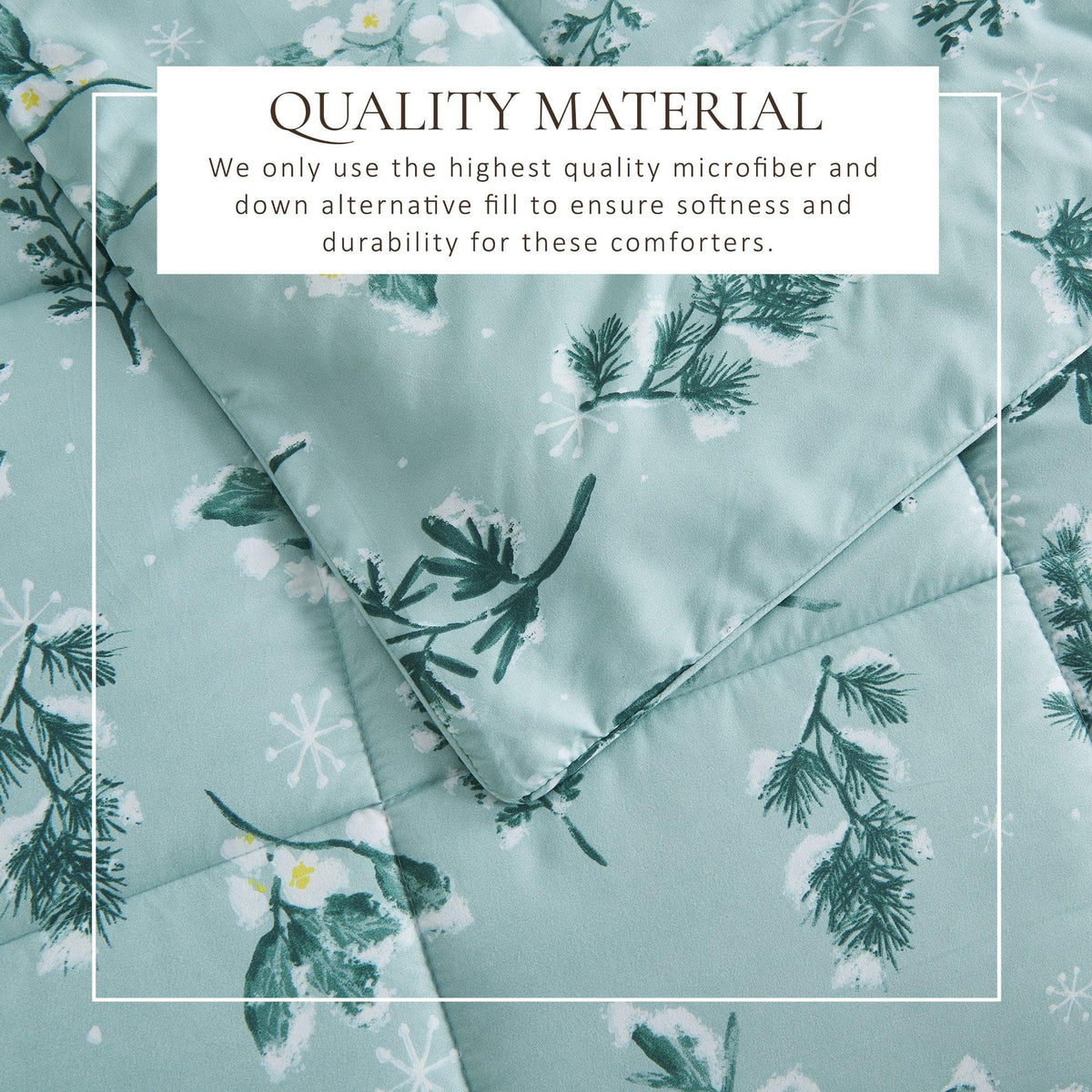 Reversible Holiday and Lodge Comforter and Sham Set – Odette Collection – view 32