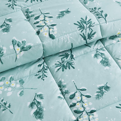 Reversible Holiday and Lodge Comforter and Sham Set – Odette Collection – view 33