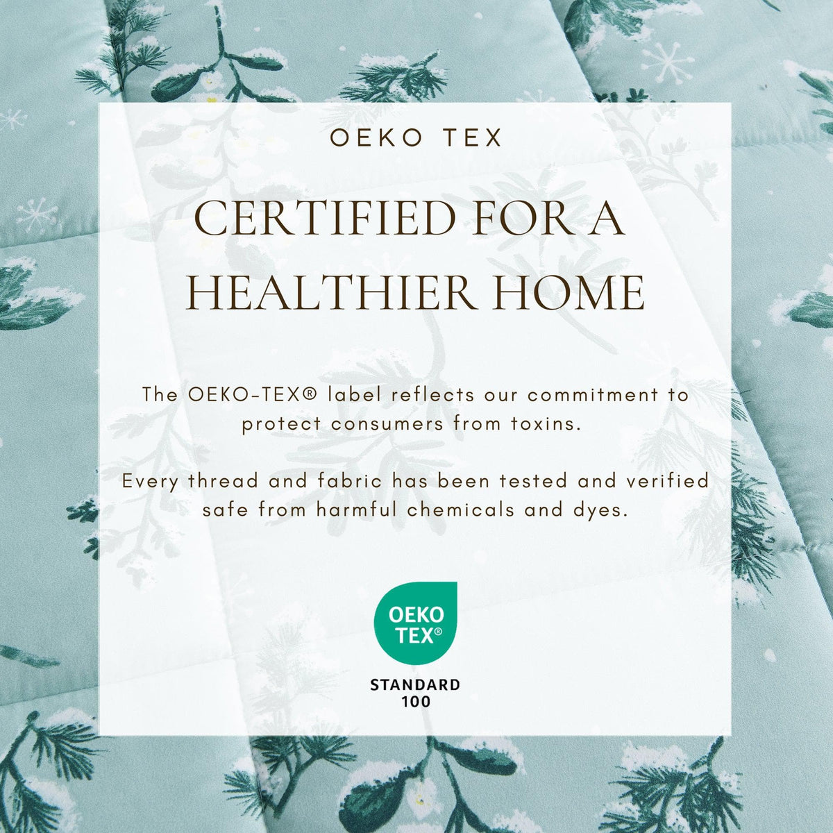 Reversible Holiday and Lodge Comforter and Sham Set – Odette Collection – view 34