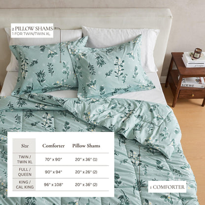 Reversible Holiday and Lodge Comforter and Sham Set – Odette Collection – view 35