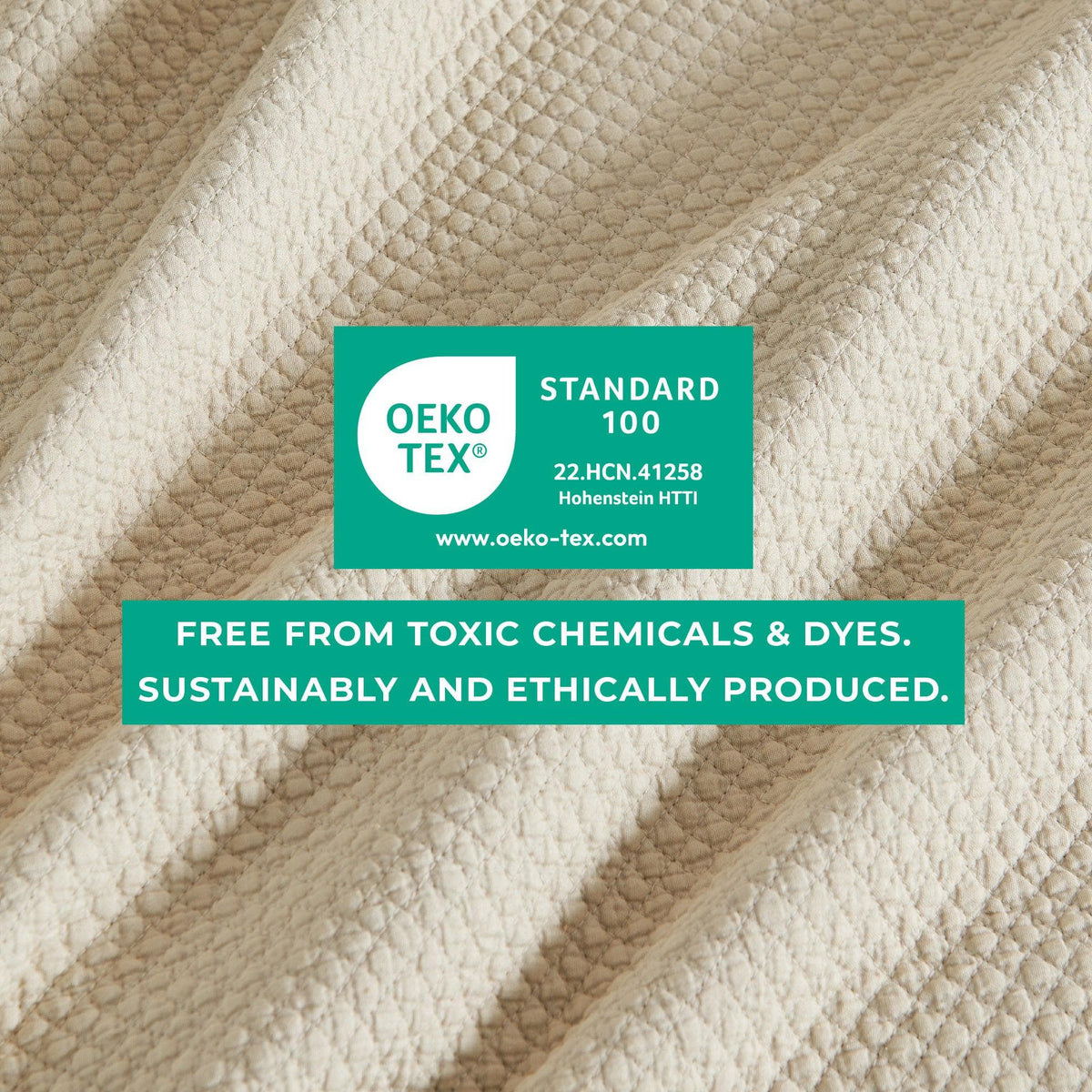 Stonewashed Box-Stitch Relaxed Quilt Set – Vittoria Collection – view 6