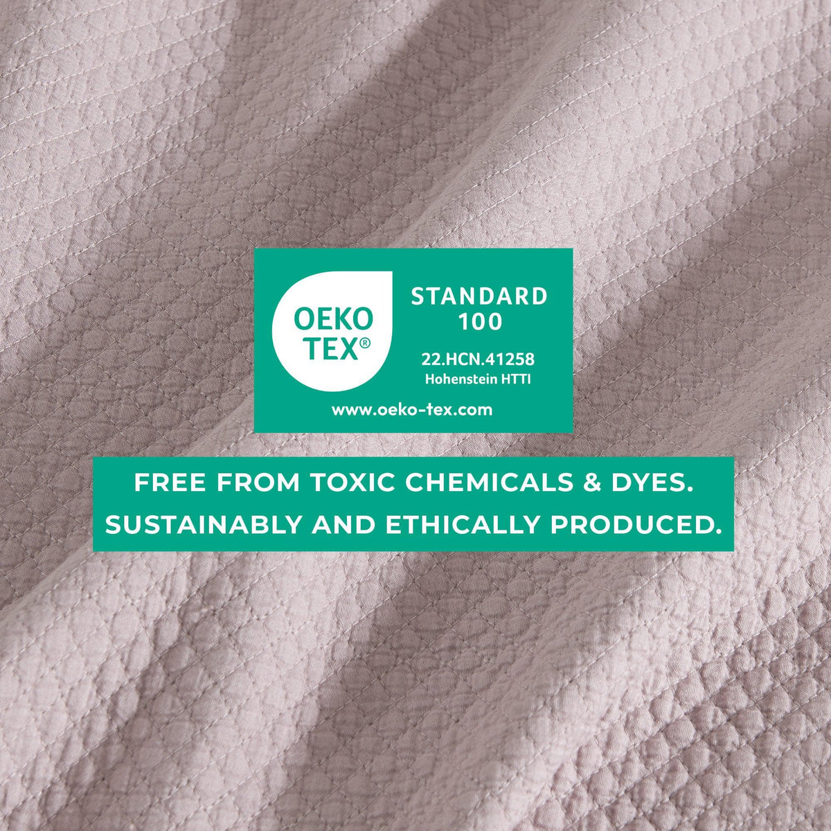 Stonewashed Box-Stitch Relaxed Quilt Set – Vittoria Collection – view 24