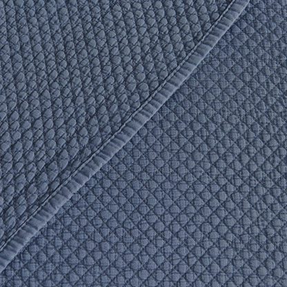 Stonewashed Box-Stitch Relaxed Quilt Set – Vittoria Collection – view 9