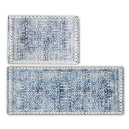 Distressed Moroccan Washable Accent Rug and Runner 2-Pack – Neve Collection – view 2