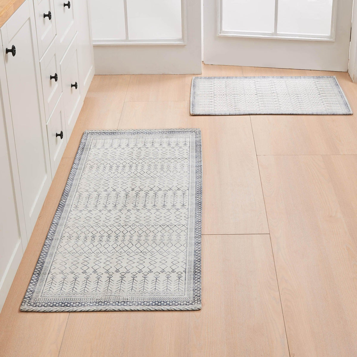 Distressed Moroccan Washable Accent Rug and Runner 2-Pack – Neve Collection – view 6