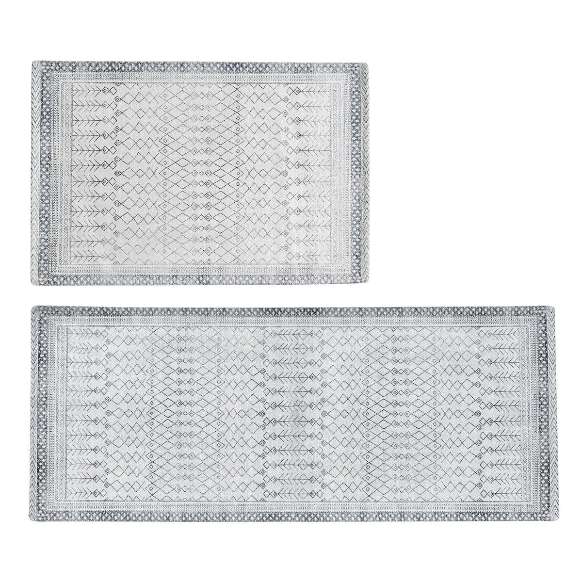 Distressed Moroccan Washable Accent Rug and Runner 2-Pack – Neve Collection – view 7