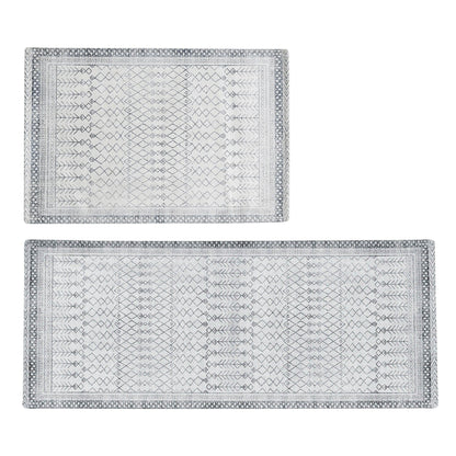 Distressed Moroccan Washable Accent Rug and Runner 2-Pack – Neve Collection – view 7