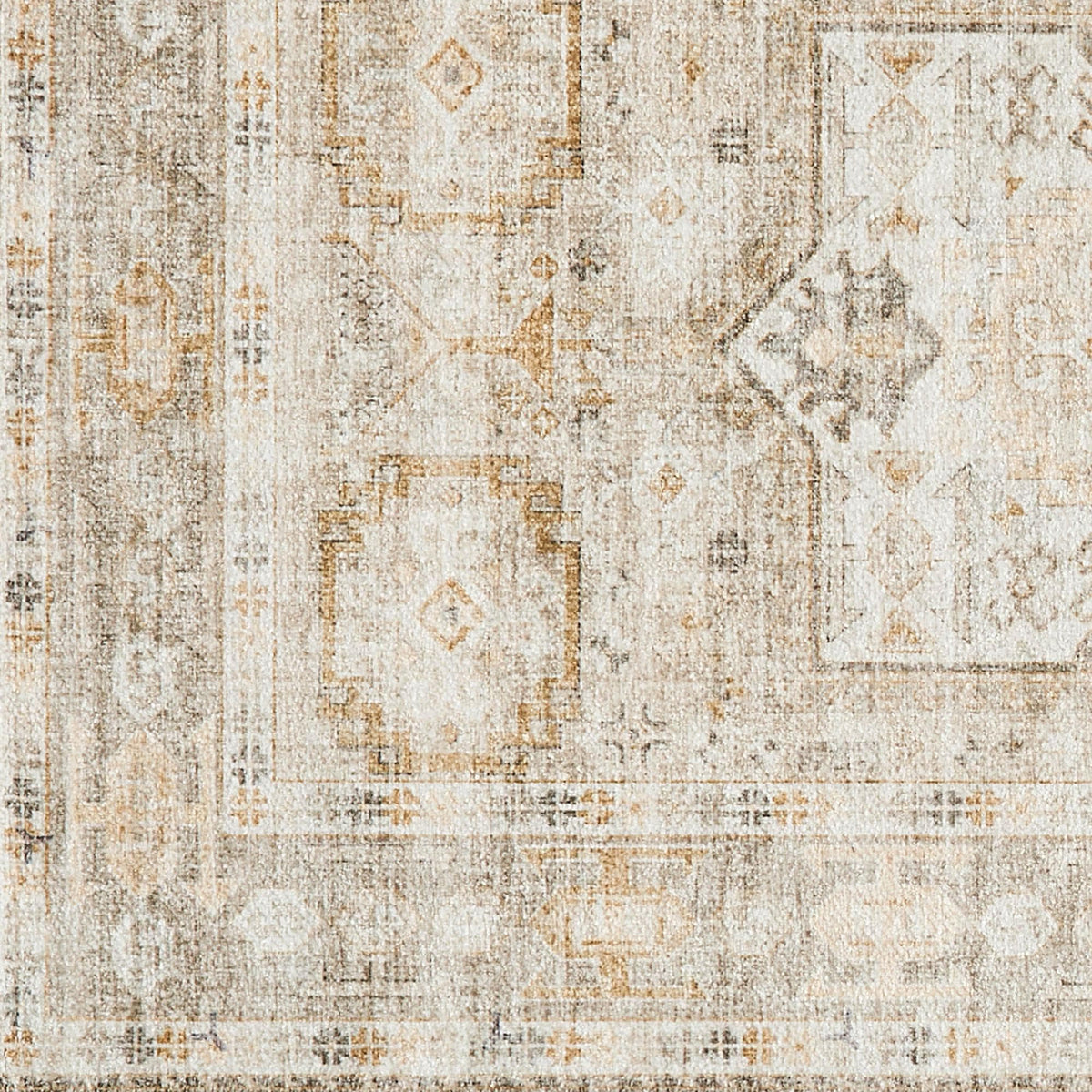 Vintage Medallion Machine Washable Accent Rug 3' x 5' – Nava Collection – view 10
