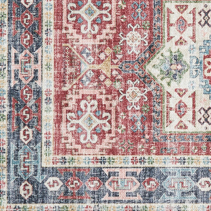 Vintage Medallion Machine Washable Accent Rug 3' x 5' – Nava Collection – view 15