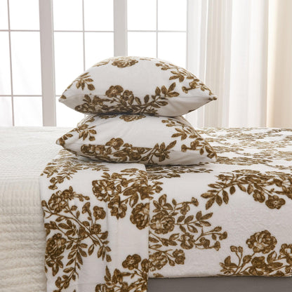 Printed Velvet Plush Sheet Set – Velvet Luxe Lattice Collection – view 31