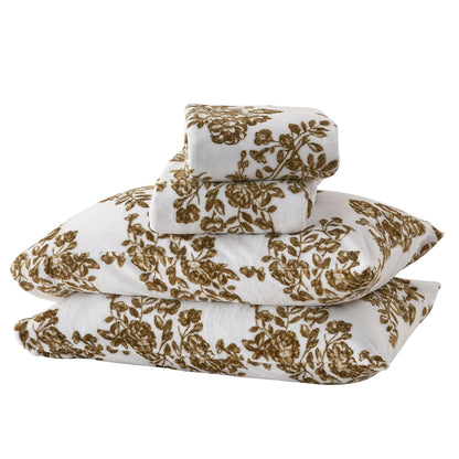 Printed Velvet Plush Sheet Set – Velvet Luxe Lattice Collection – view 34