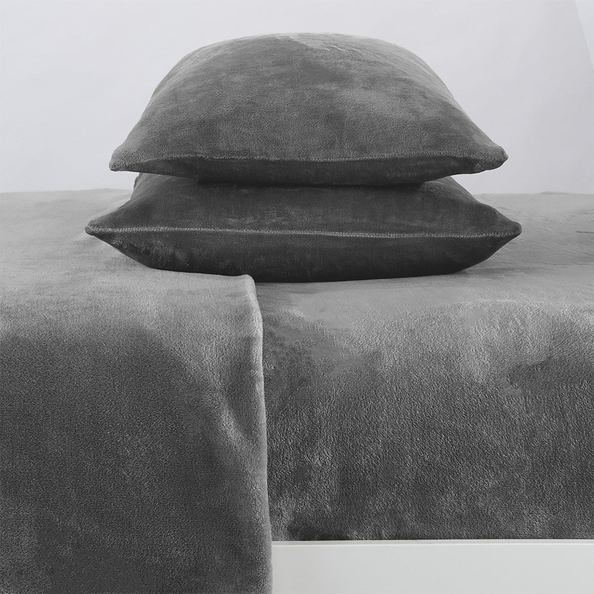 Solid Velvet Plush Sheet Set – Velvet Luxe Collection – view 73