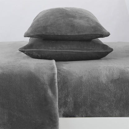 Solid Velvet Plush Sheet Set – Velvet Luxe Collection – view 73
