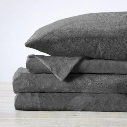 Solid Velvet Plush Sheet Set – Velvet Luxe Collection – view 77