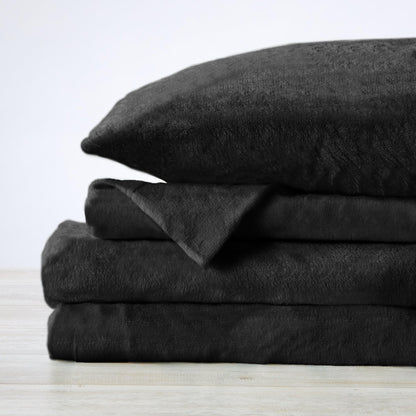 Solid Velvet Plush Sheet Set – Velvet Luxe Collection – view 83