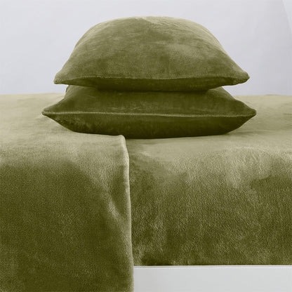 Solid Velvet Plush Sheet Set – Velvet Luxe Collection – view 85