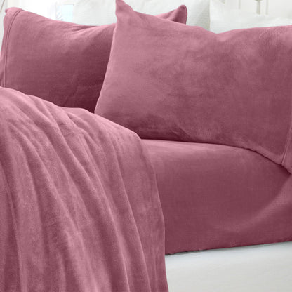 Solid Velvet Plush Sheet Set – Velvet Luxe Collection – view 92