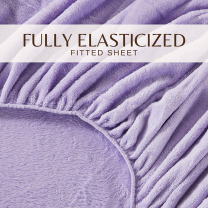 Solid Velvet Plush Sheet Set – Velvet Luxe Collection – view 112