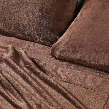 Solid Velvet Plush Sheet Set – Velvet Luxe Collection – view 117