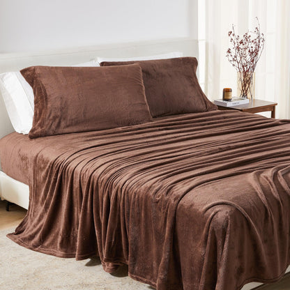 Solid Velvet Plush Sheet Set – Velvet Luxe Collection – view 120