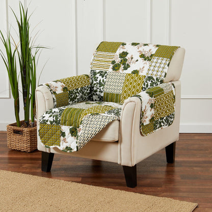 Reversible Patchwork Furniture Protector – Langdon Collection Sofa Cover – view 145