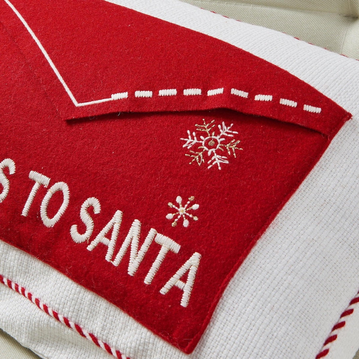 Jubilee Collection Embroidered Holiday Throw Pillow with Insert – view 56