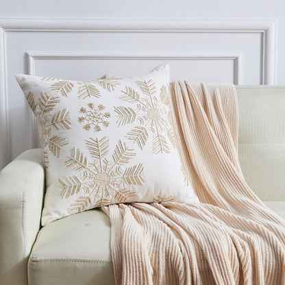 Jubilee Collection Embroidered Holiday Throw Pillow with Insert – view 61