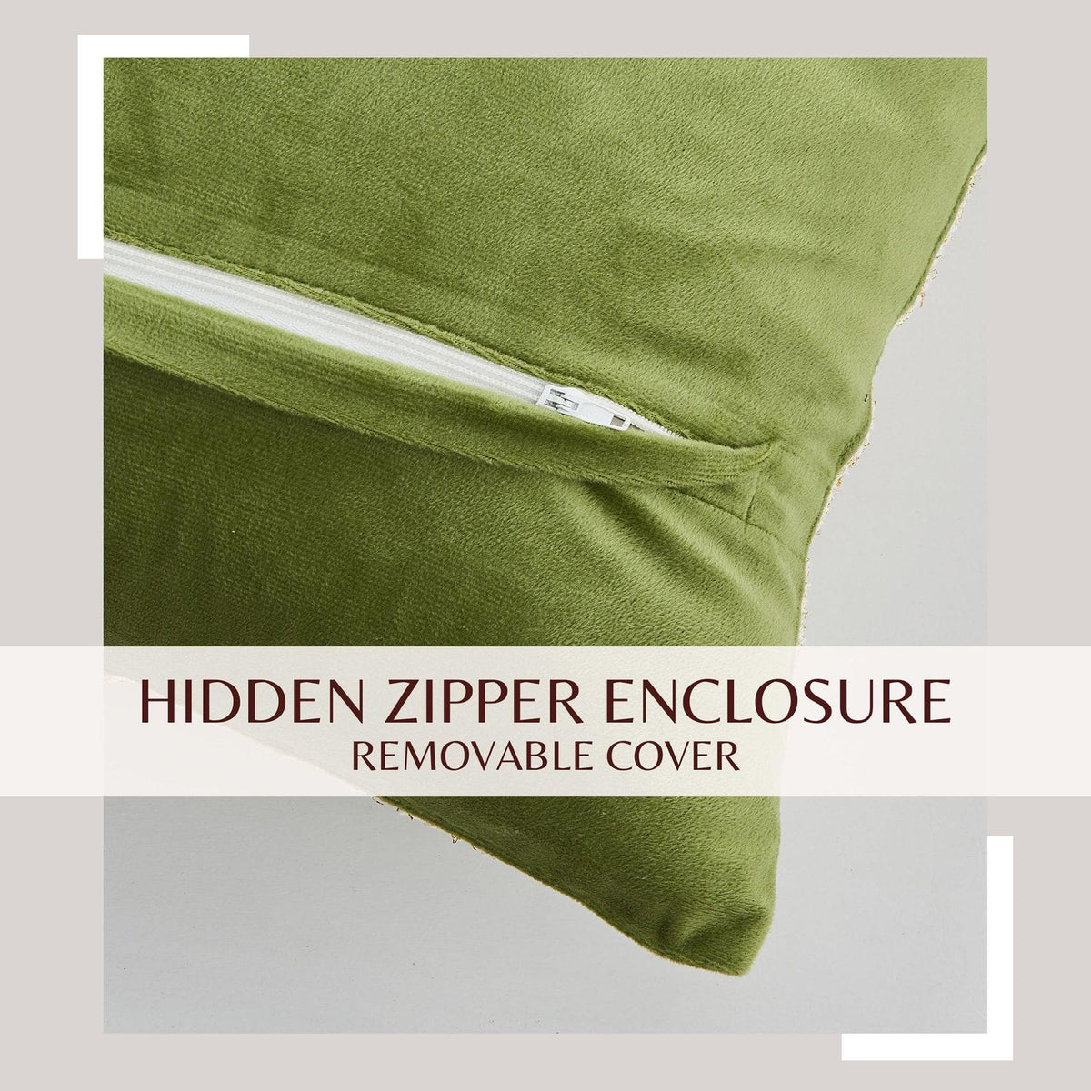 Jubilee Collection Embroidered Holiday Throw Pillow with Insert – view 11