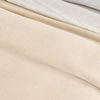 Kinsley Collection Velvet Plush Sherpa Luxury Bed Blanket and Throw – view 109