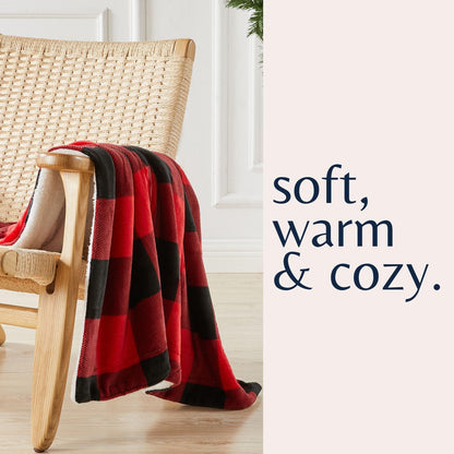 Kinsley Collection Velvet Plush Sherpa Luxury Bed Blanket and Throw – view 139