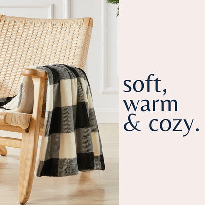 Kinsley Collection Velvet Plush Sherpa Luxury Bed Blanket and Throw – view 145