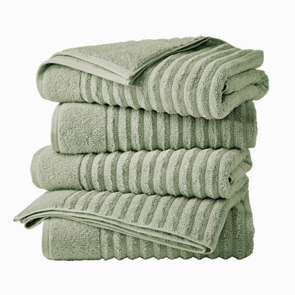 Karina Collection Luxury Combed Cotton Ribbed Bath Towel Set – view 151