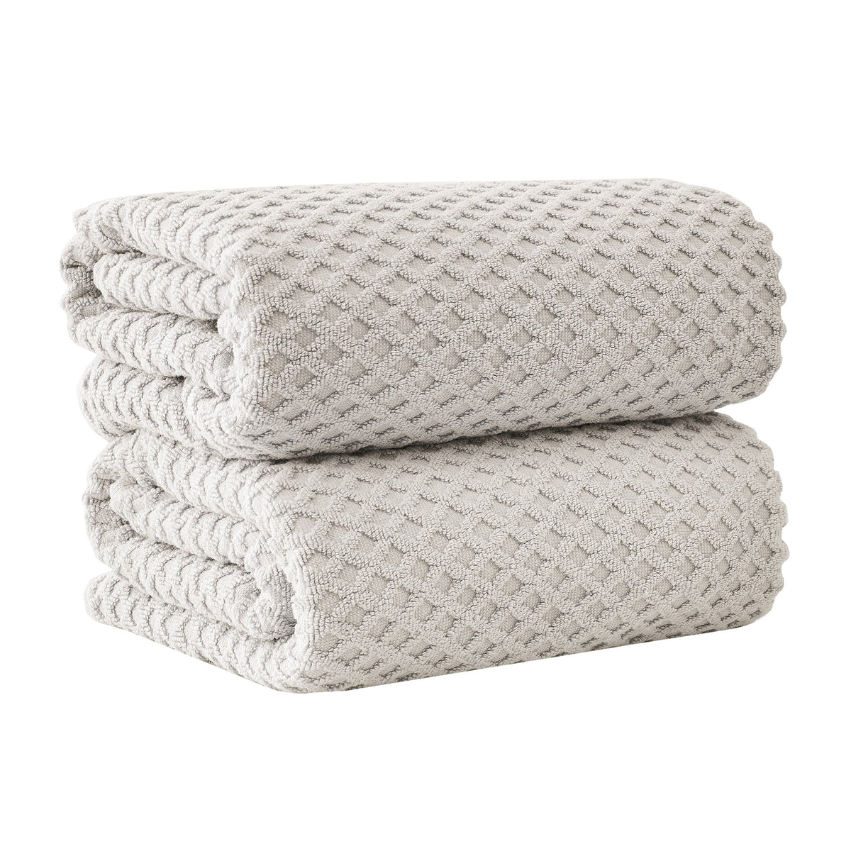 Cotton Diamond Waffle Weave Bath Towel Set – Grayson Collection – view 137