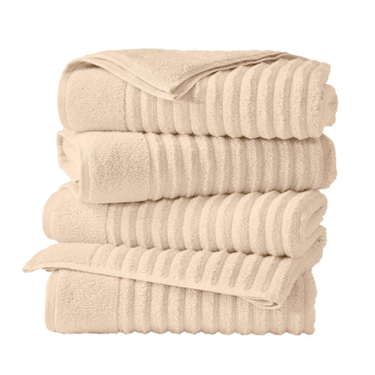 Karina Collection Luxury Combed Cotton Ribbed Bath Towel Set – view 31