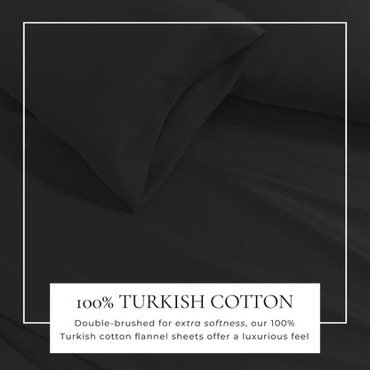Solid Cotton Flannel Sheet Set – Nordic Collection – view 32