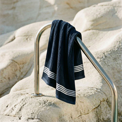 Nautilus Australian Cotton Striped Bath Towels, 600 GSM Towels and Sets – view 46