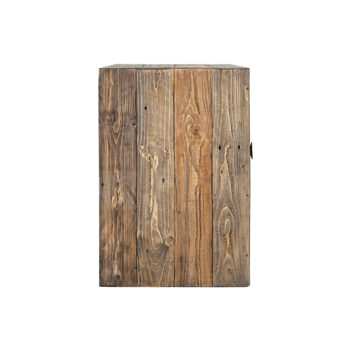 Hayes Reclaimed Pine Wood TV Console in Wheat Finish – view 4