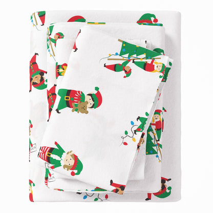 Turkish Cotton Christmas Flannel Sheets – Whittaker Holiday Prints – view 29