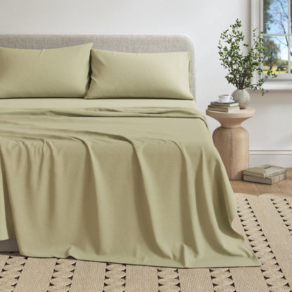 Heathered Jersey Knit Sheet Set – Carmen Collection – view 64