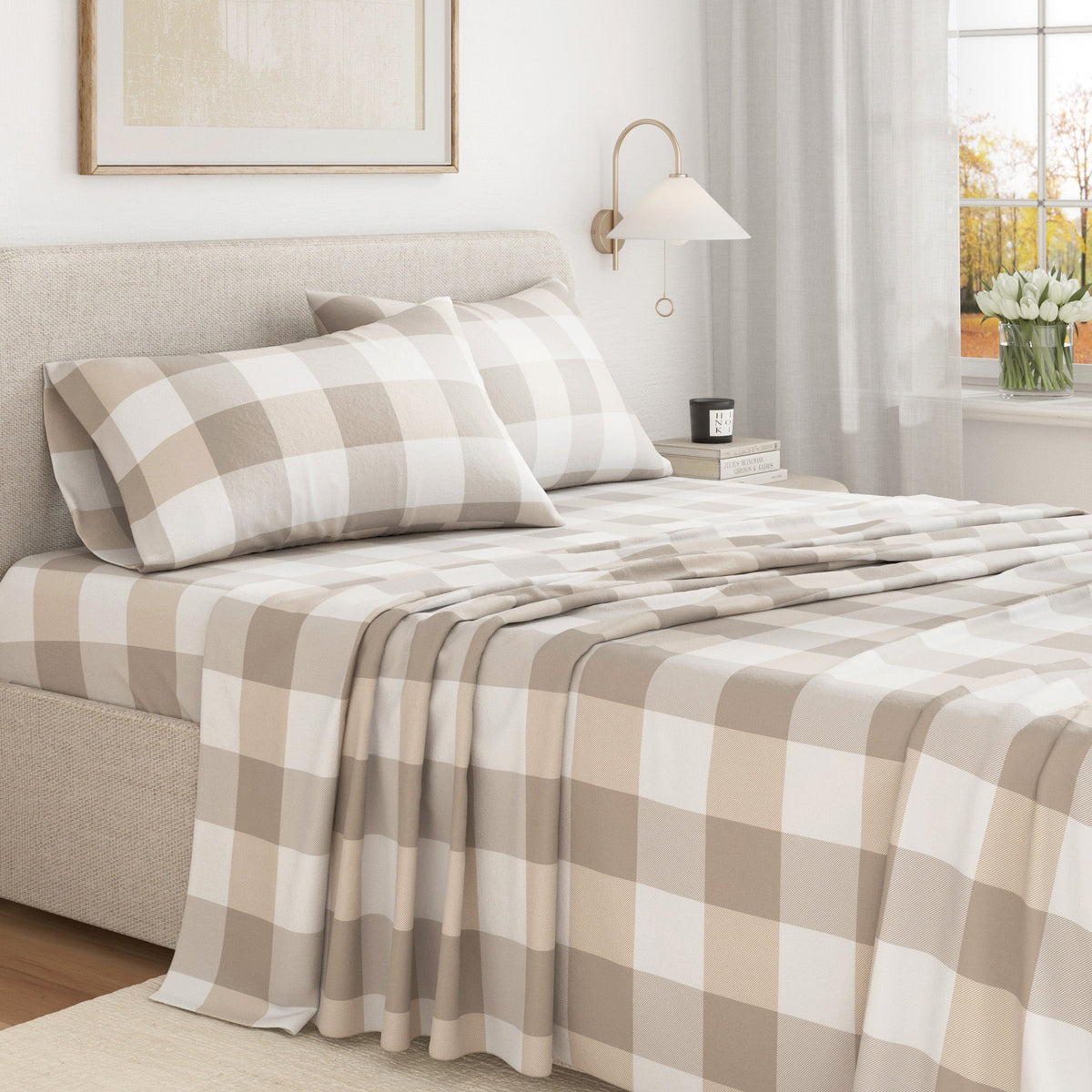 Turkish Cotton Flannel Sheet Set – Belle Collection – view 5