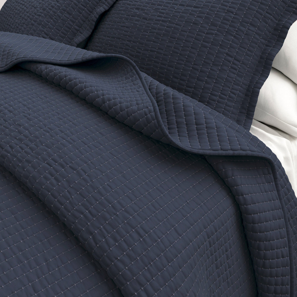Solid Channel Stitch Quilt Set – Alicia Collection – view 36
