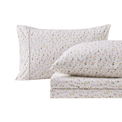 Watercolor Floral Microfiber Sheet Set – Delia Collection – view 42