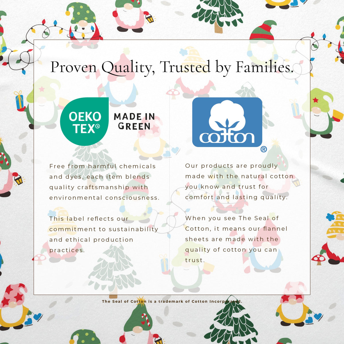 Turkish Cotton Christmas Flannel Sheet Set – Whittaker Collection – view 50