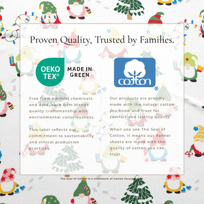 Turkish Cotton Christmas Flannel Sheet Set – Whittaker Collection – view 50