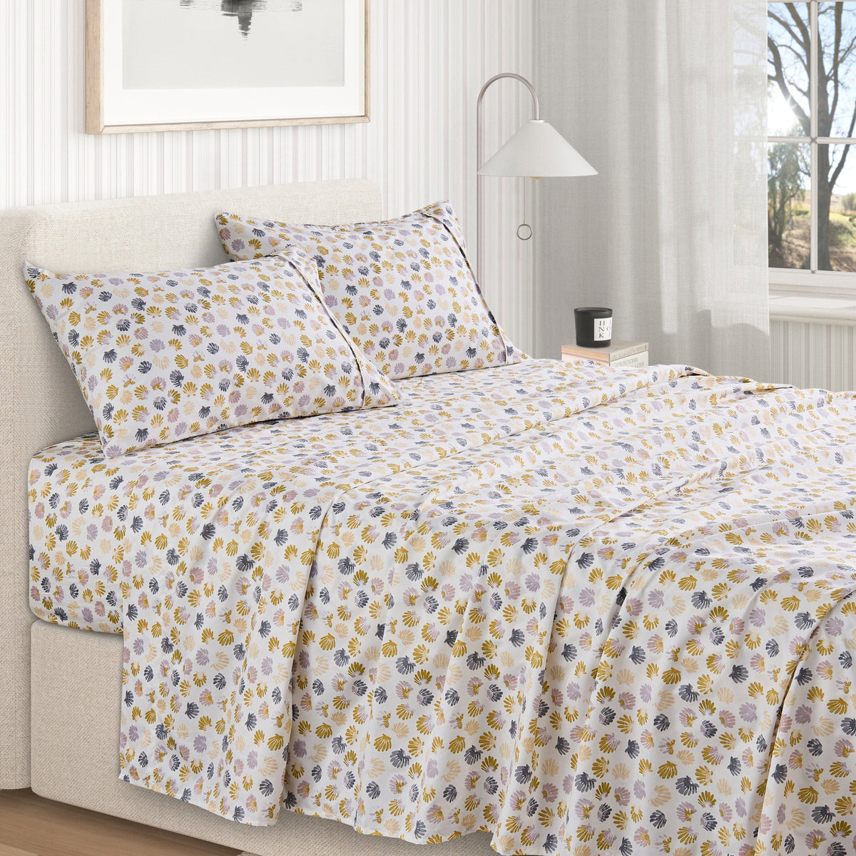 Coastal Printed Microfiber Sheet Set – Newport Collection – view 41