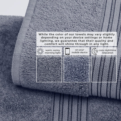 Cooper Collection Cotton Terry Bath Towel Set, Lightweight and Soft – view 107